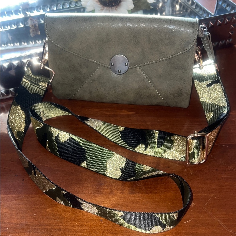 Olive Green Crossbody Bag